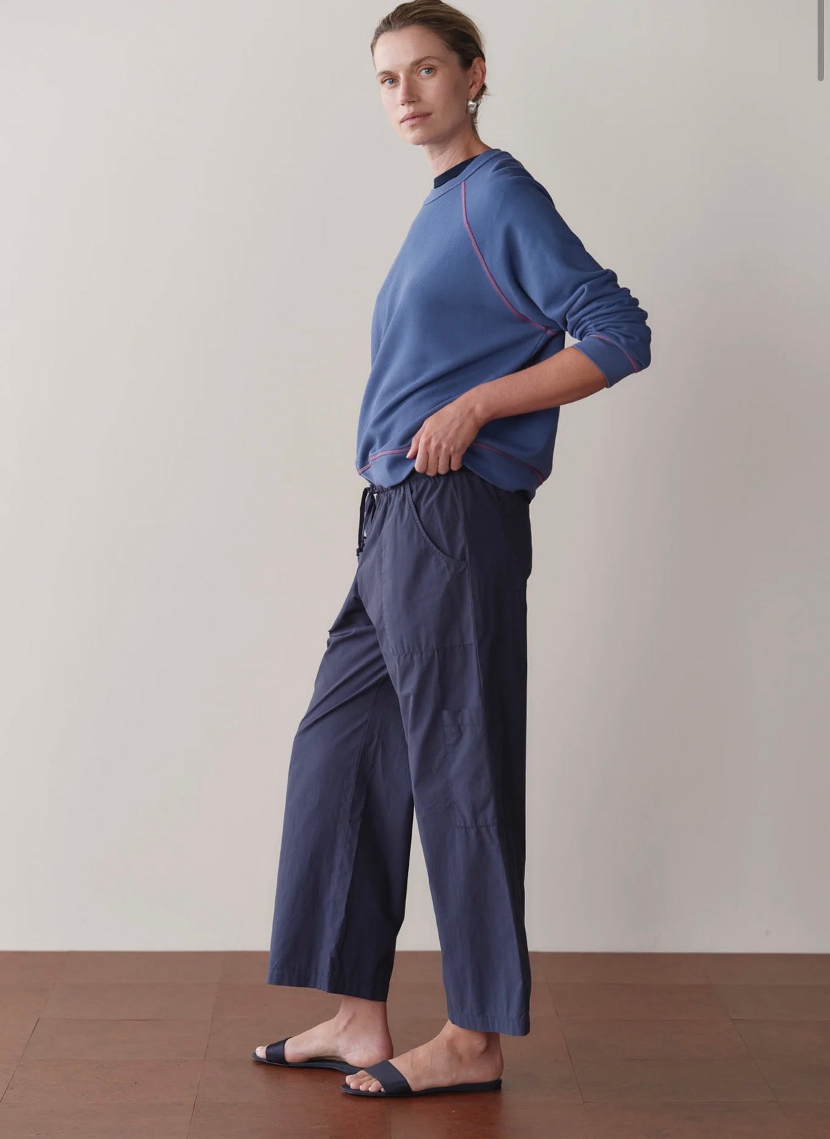 The Pop Drawstring Cargo Pant In Midnight