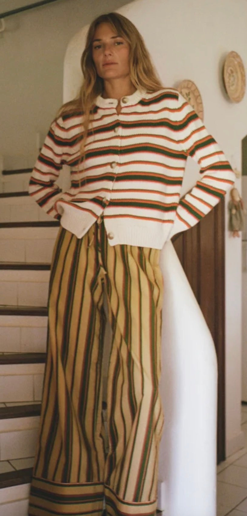 Yuli Pant in Venice Stripe
