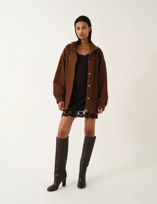 Geneve Bomber in Brown