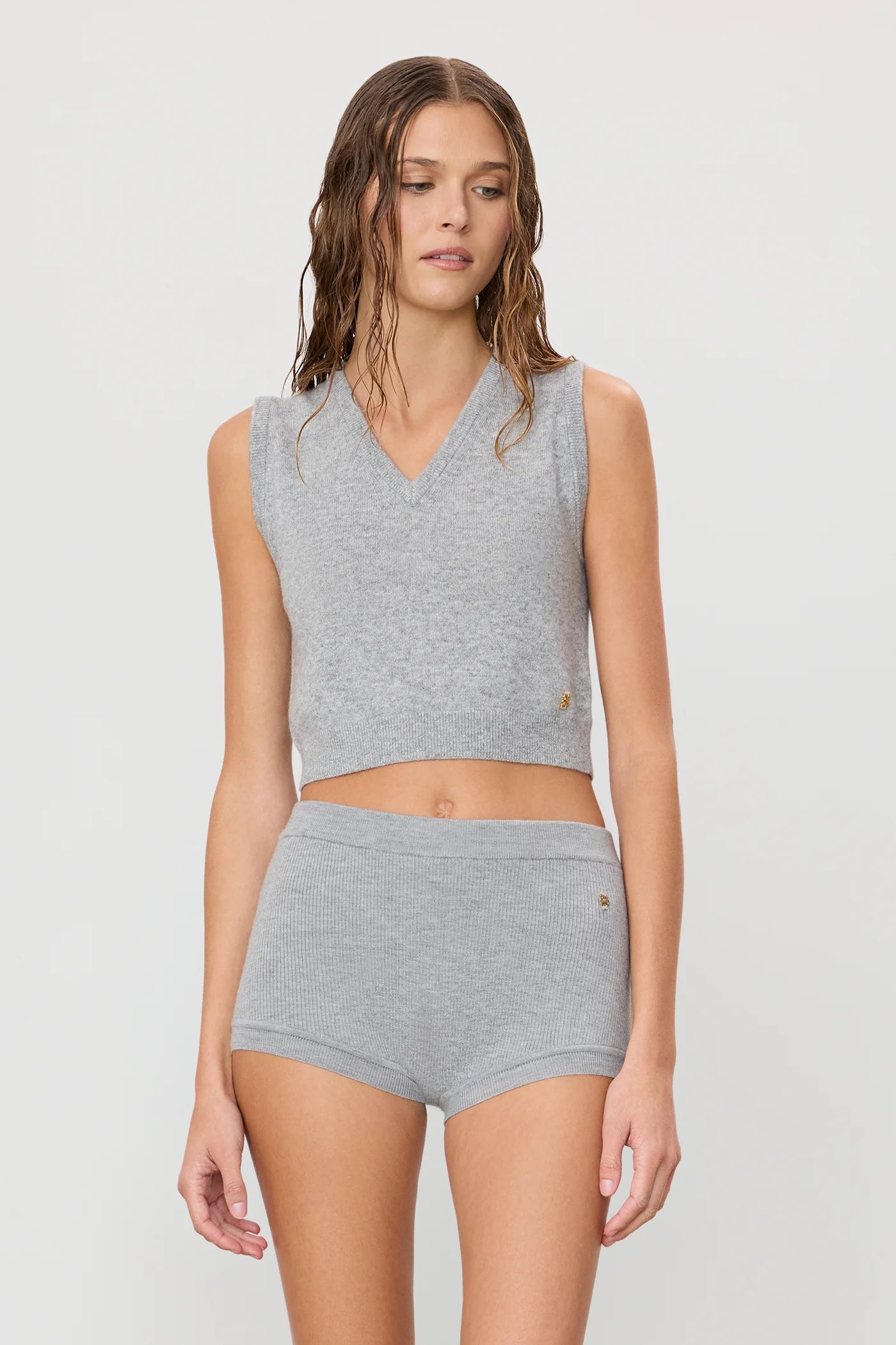 Lenny Vest in Grey