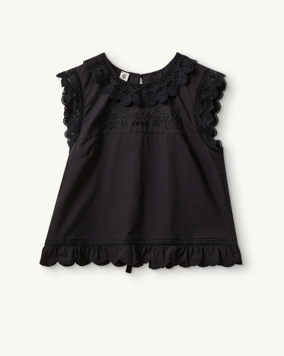 Kristen Cloth Top in Black
