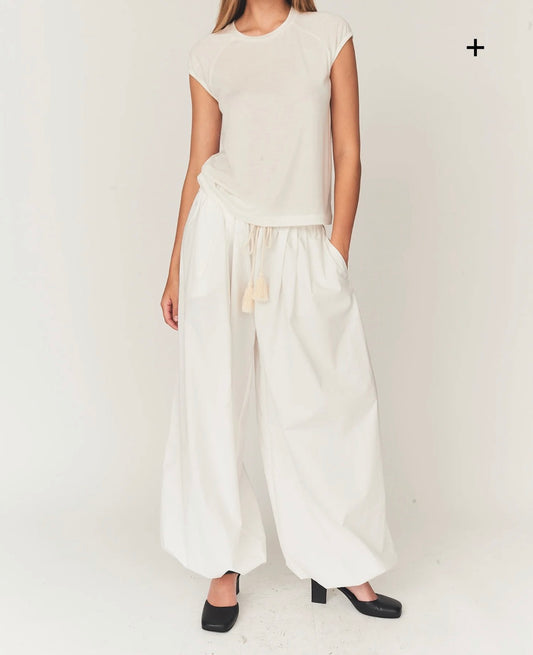 Bazaar Pants in White