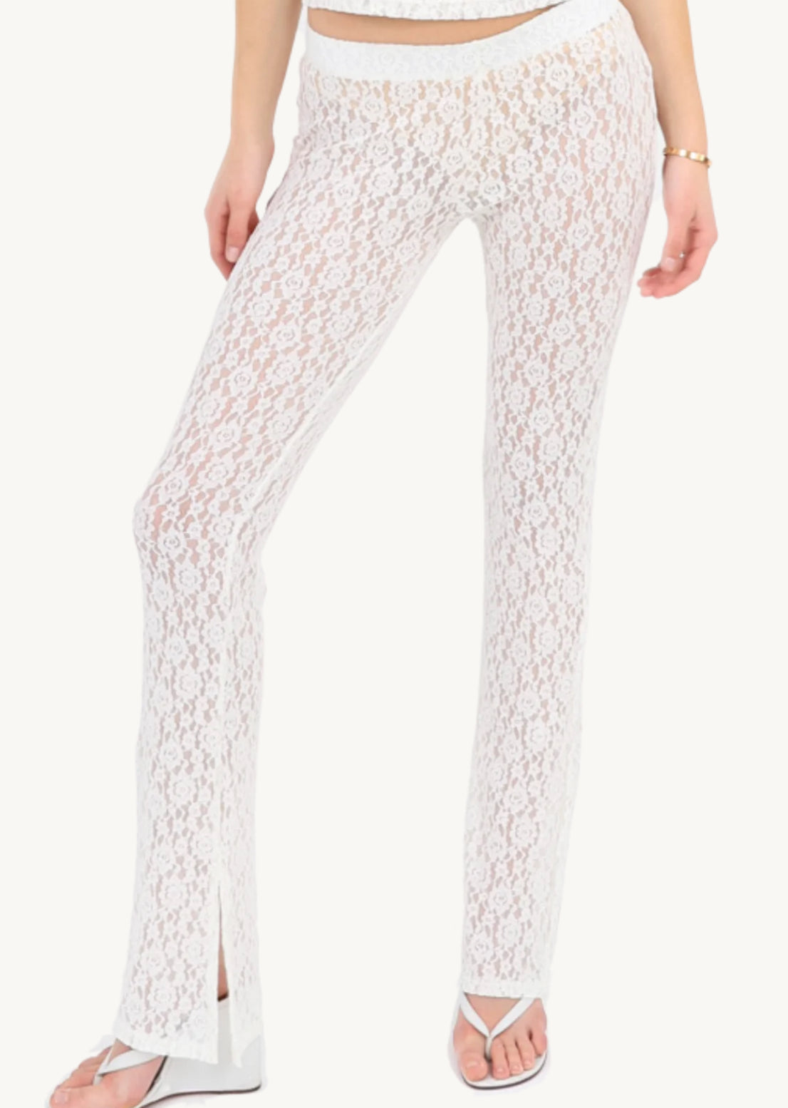 Low Rise Lace Leggings