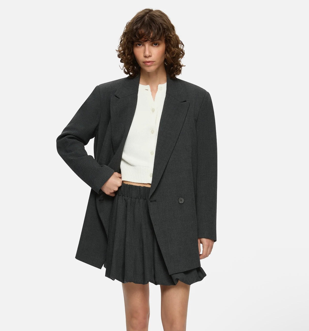 Belle Skirt in Charcoal