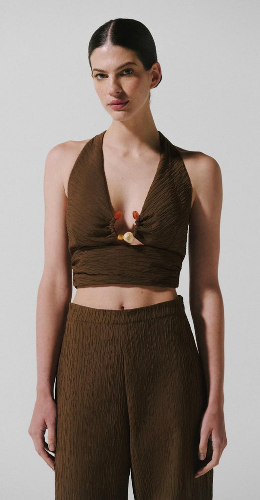 Louise Top in Espresso