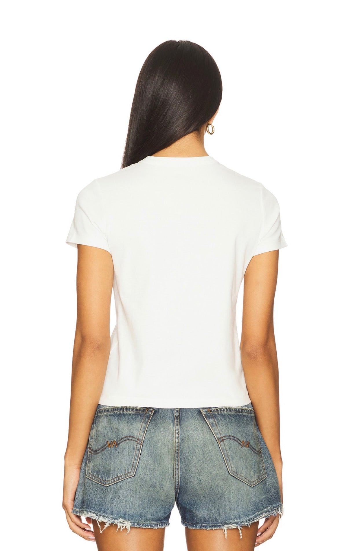 Shrunken Tee in White