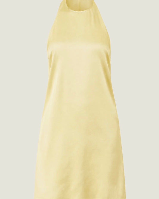 Lustre Mini Dress in Flan