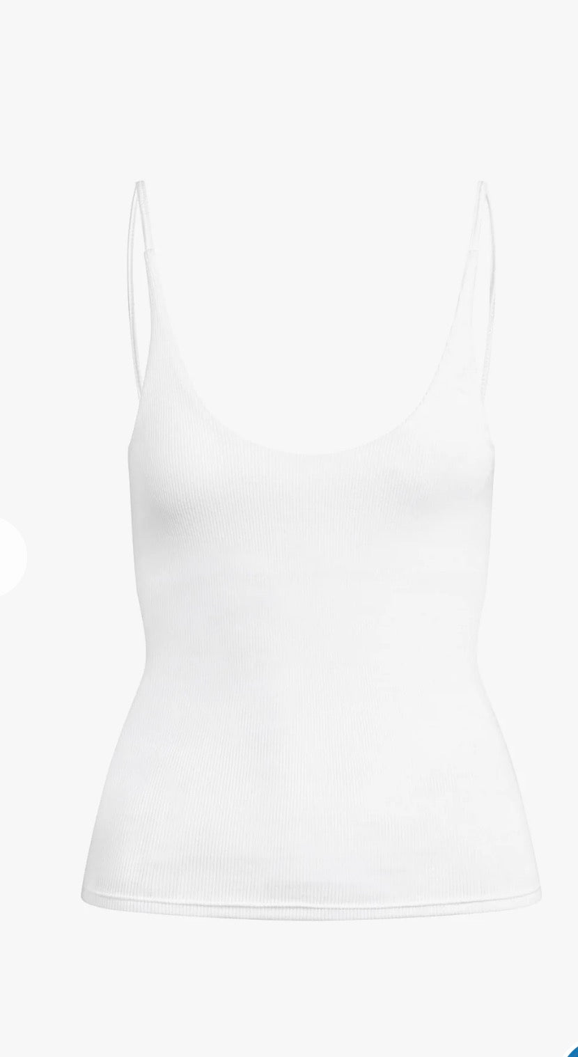 The Clara Cami in White