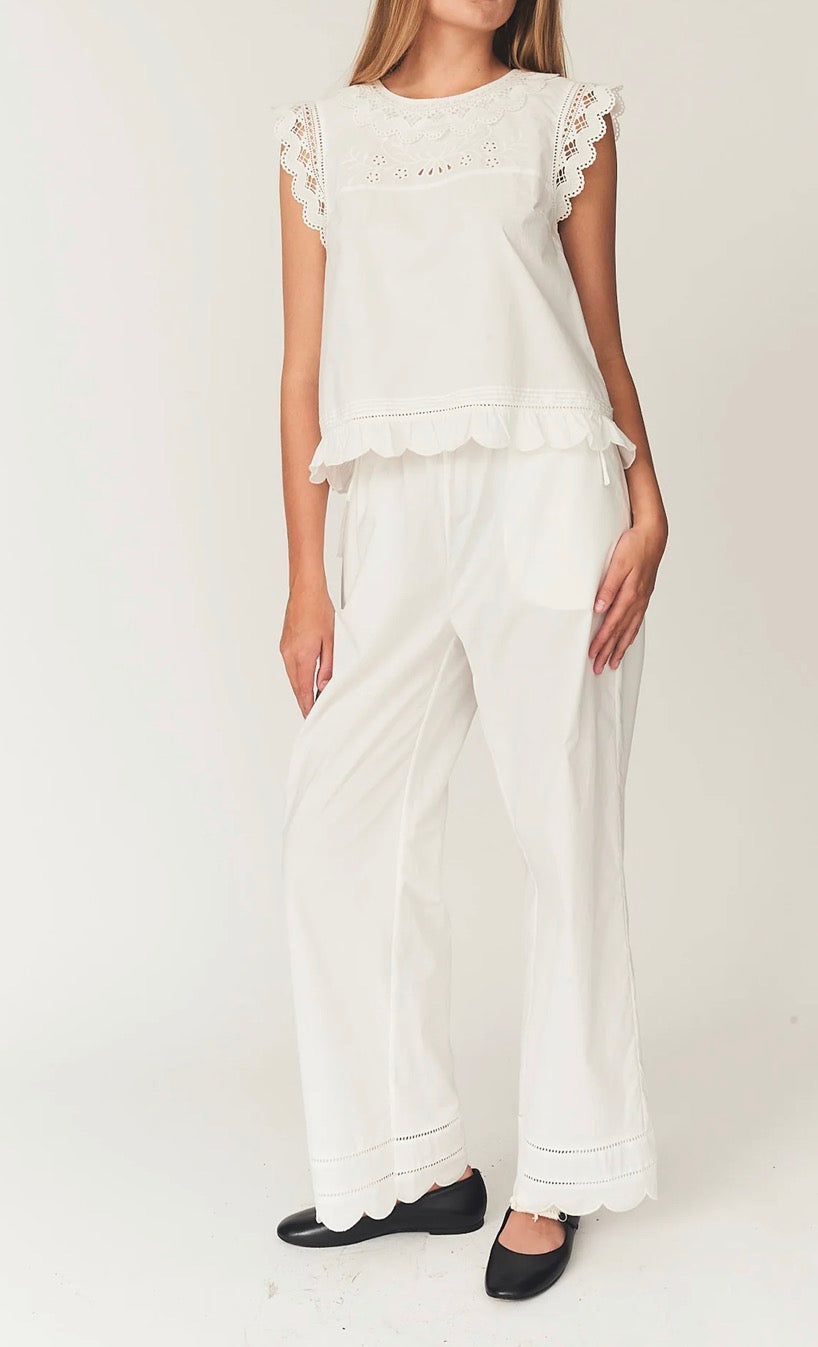 Kristen Pants in White