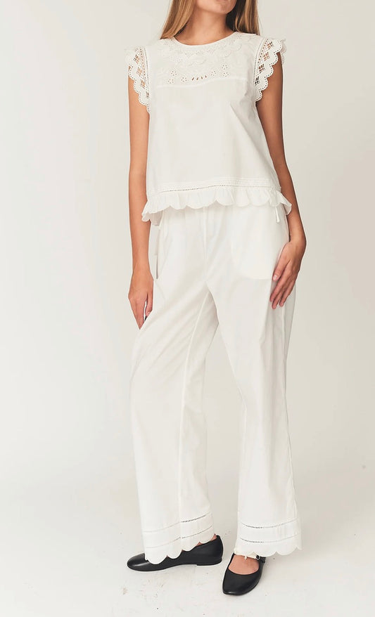 Kristen Pants in White