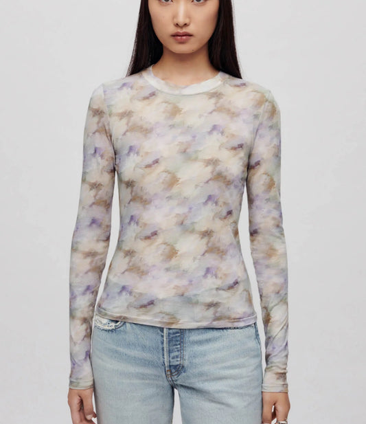 Sheer Long Sleeve Tee