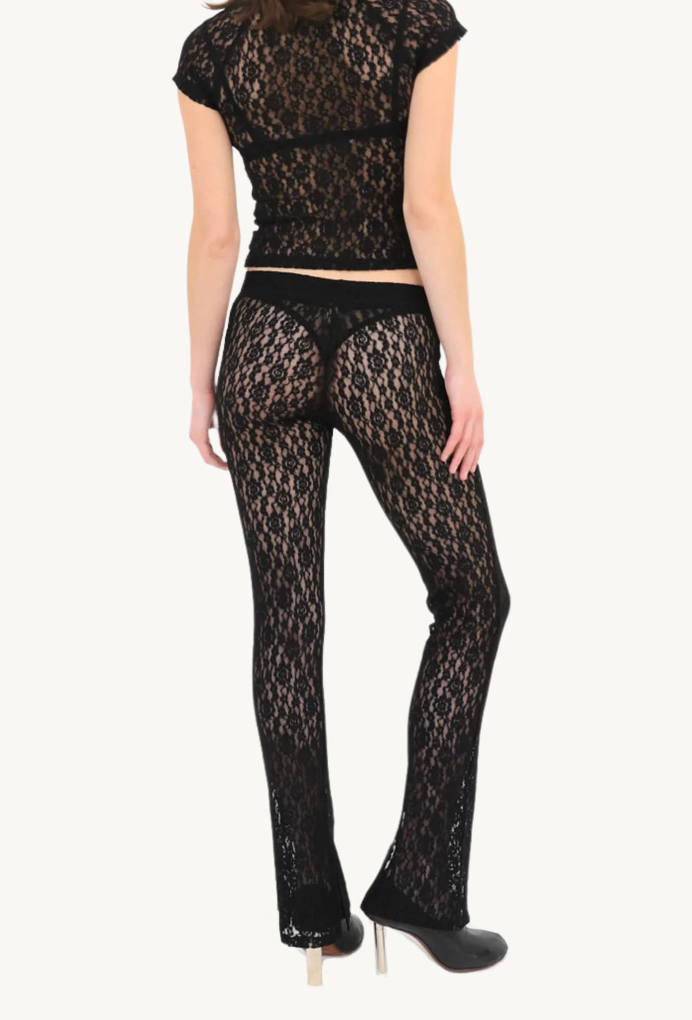 Low Rise Lace Leggings