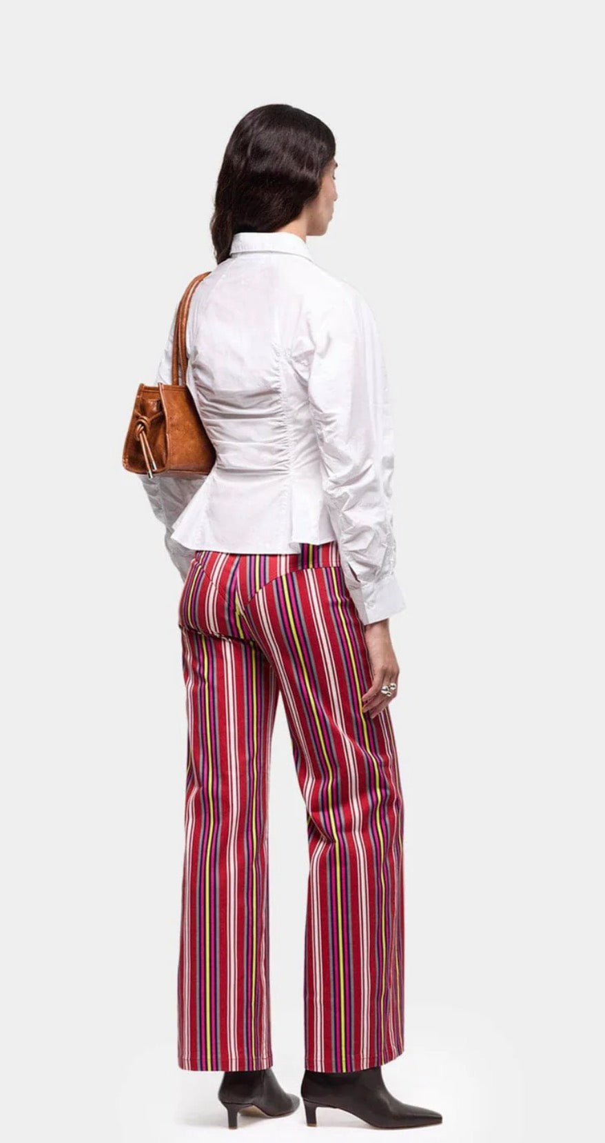 Leroy Red Striped Twill Pants