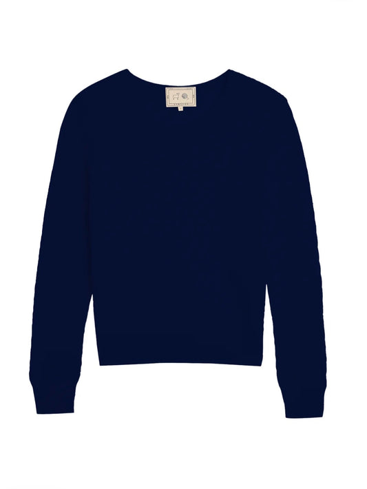 Gigi Cashmere Sweater in Navy