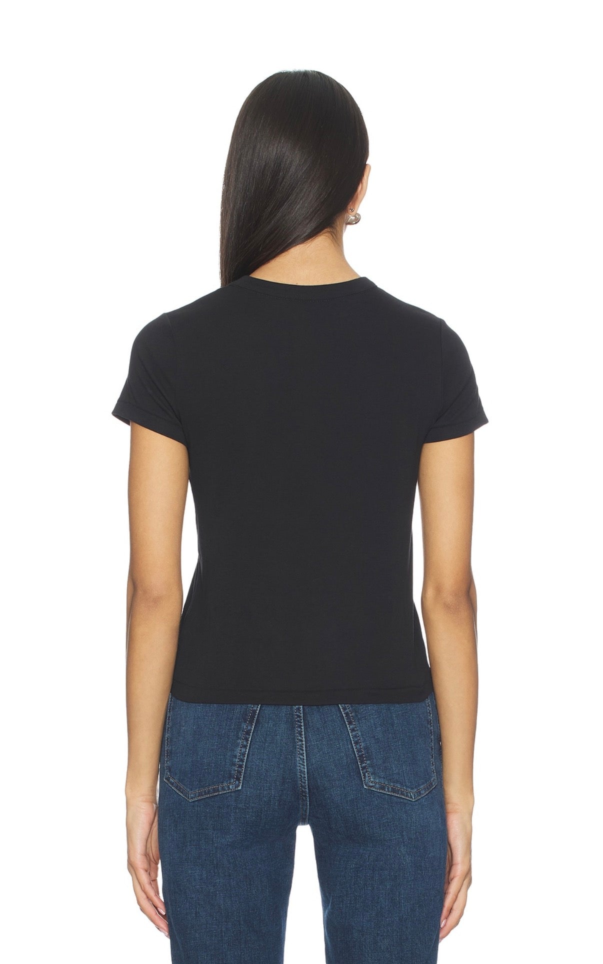 Shrunken Tee in Black