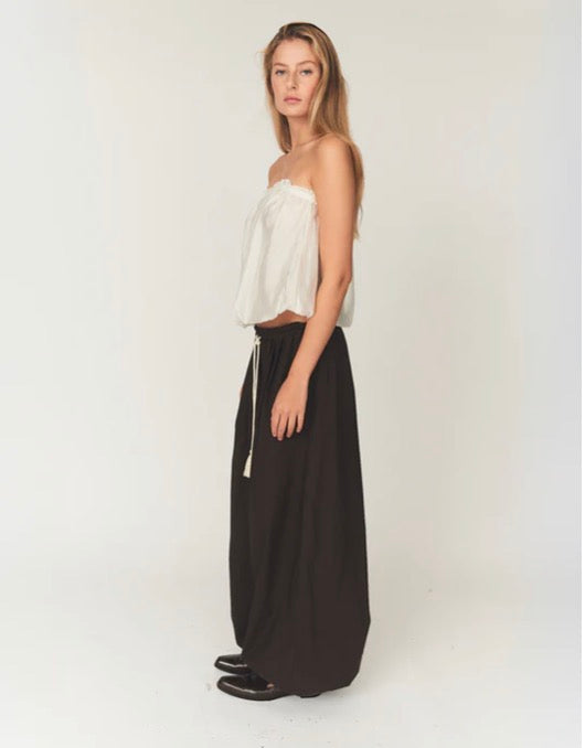 Gillian Balloon Top in White