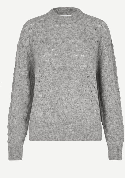 Saanour Pointelle Sweater 7355