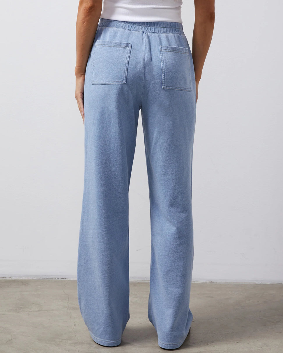 Indigo French Terry Pocket Pants