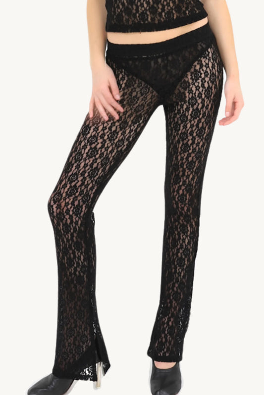 Low Rise Lace Leggings