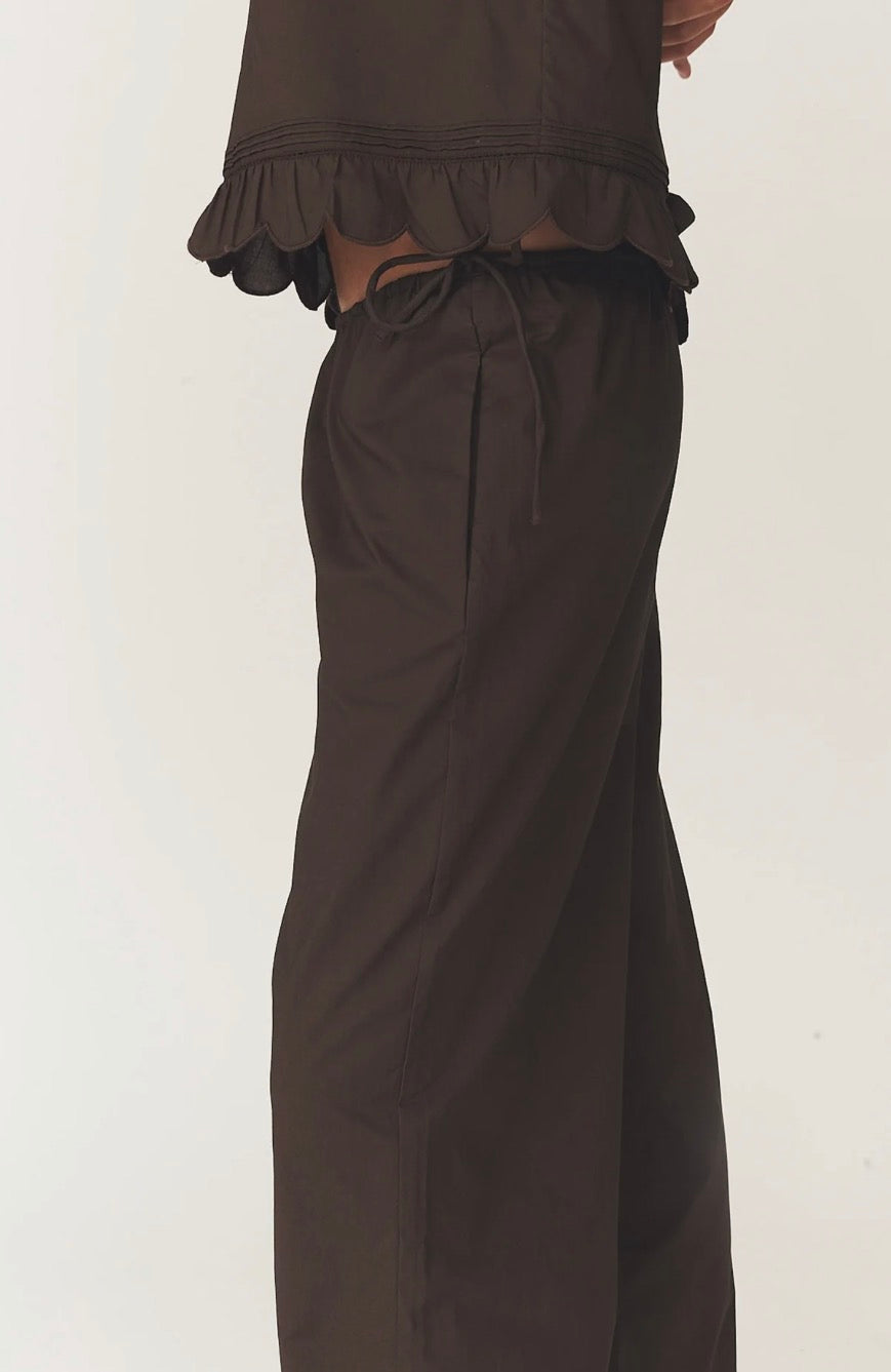 Kristen Pants in Chocolate Brown