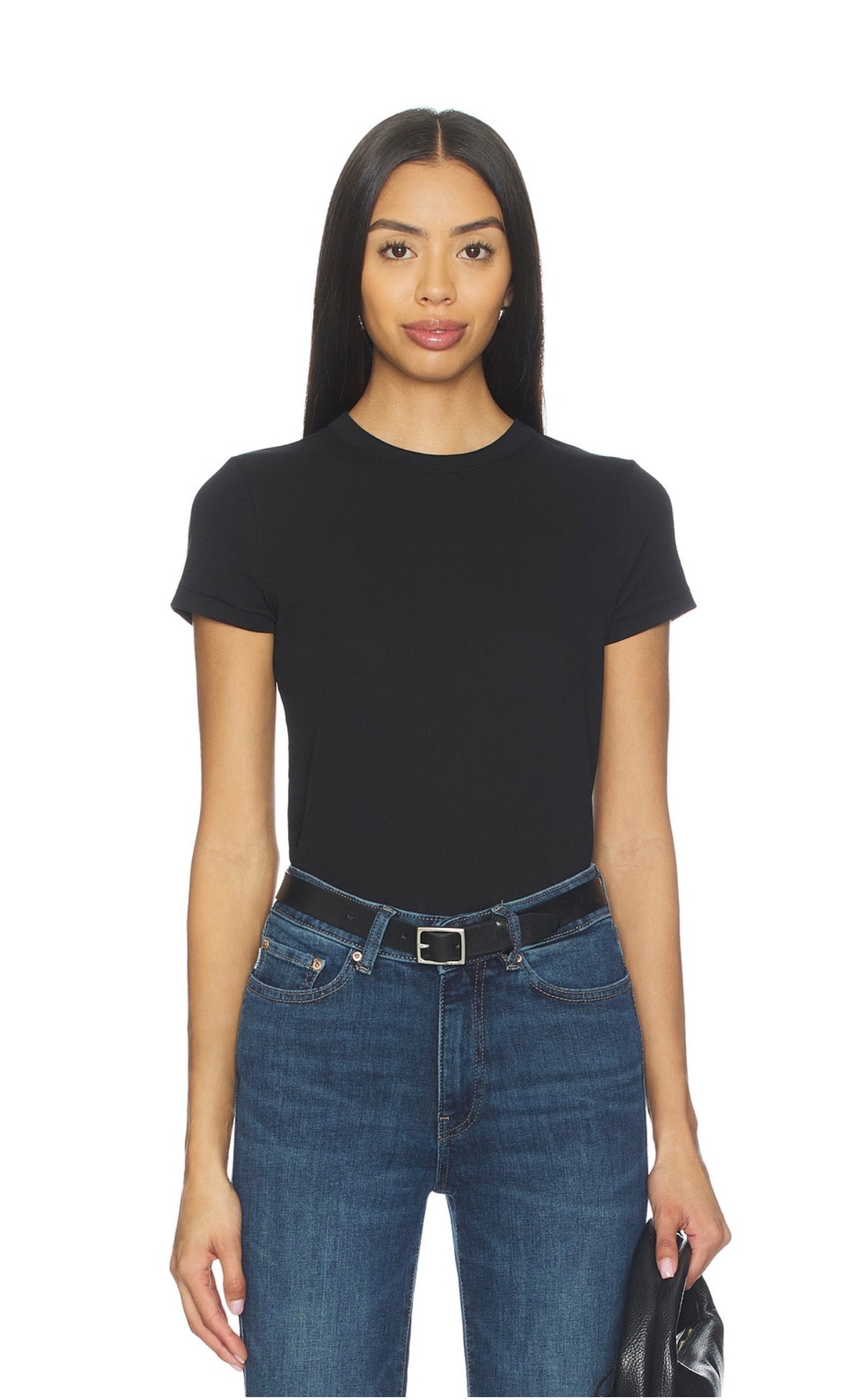 Shrunken Tee in Black