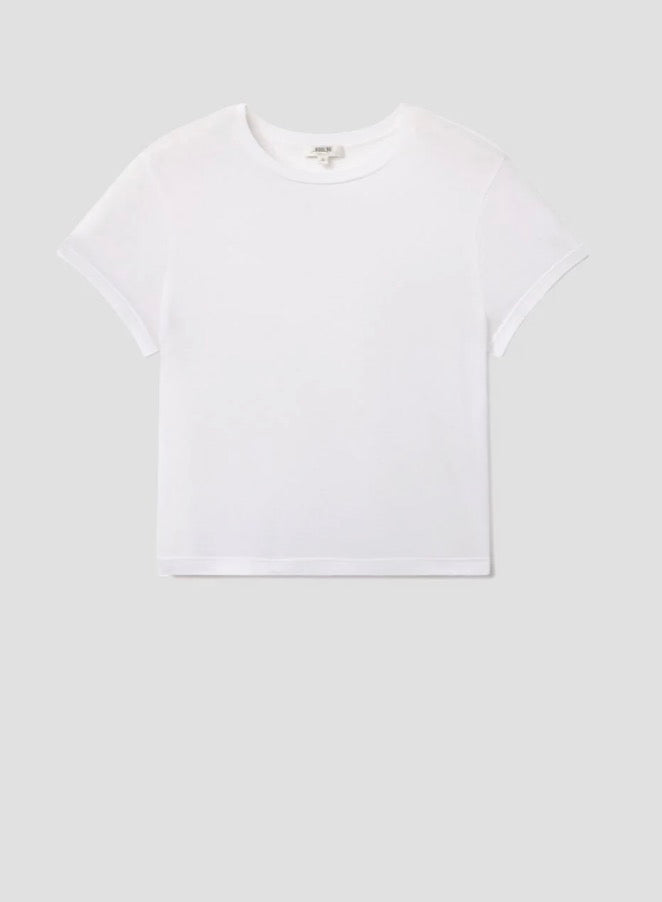 Adine Shrunken Tee in White