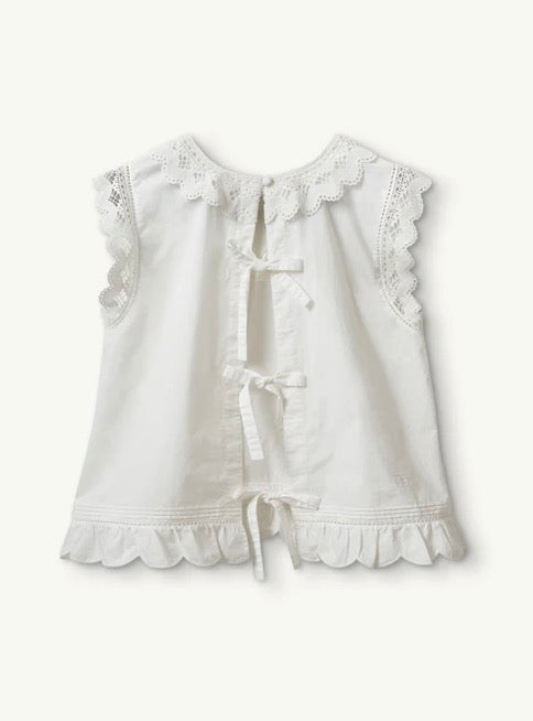 Kristen Cloth Top in White