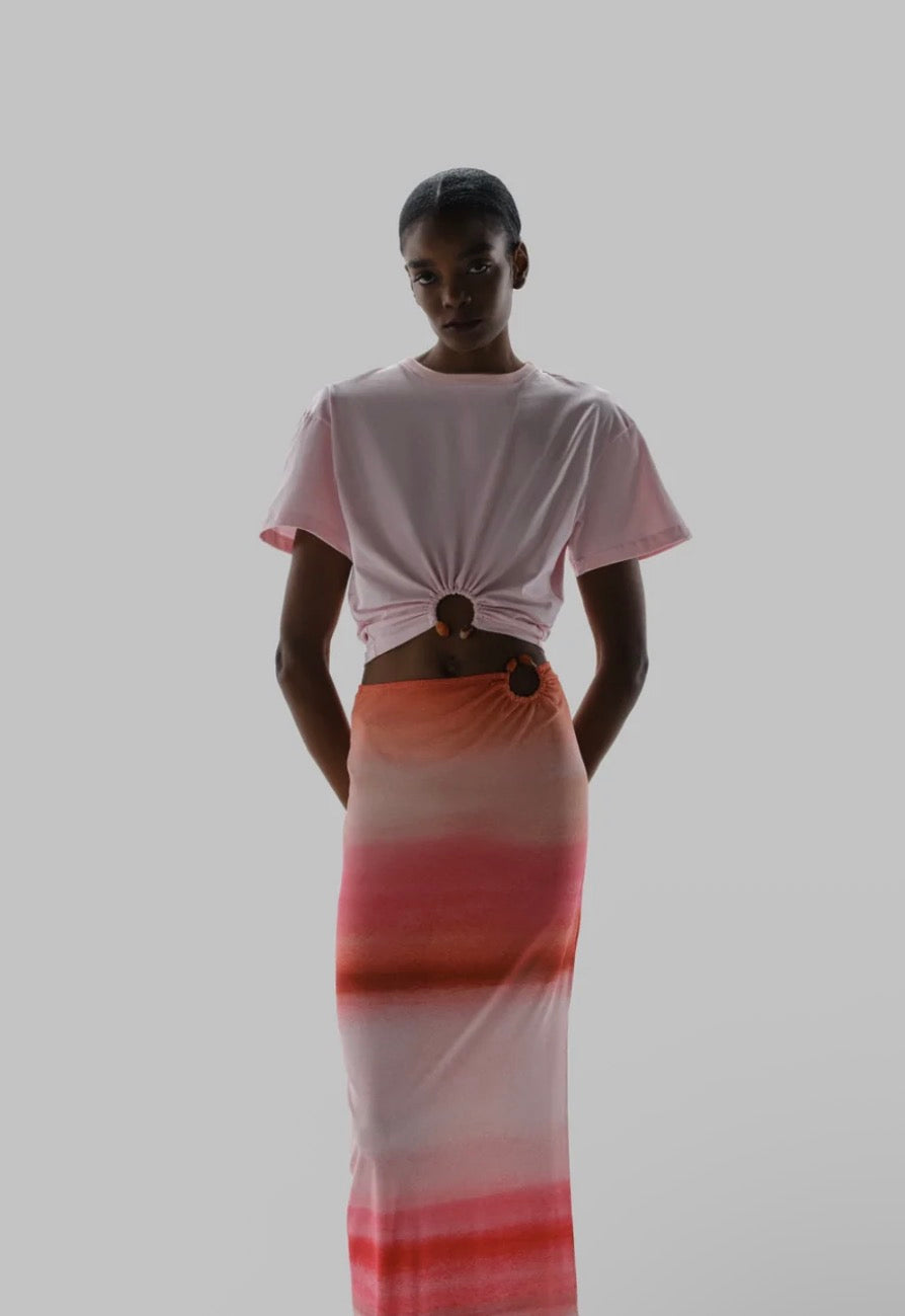 Tika T-Shirt in Desierto Rosa
