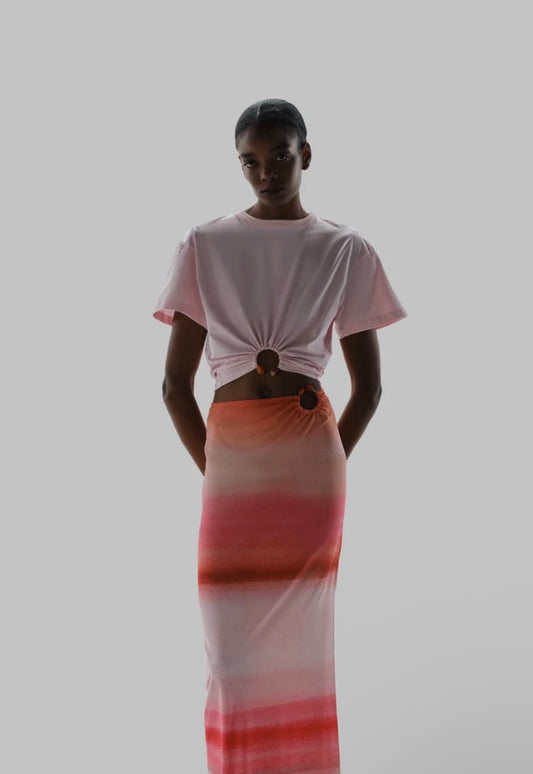 Tika T-Shirt in Desierto Rosa