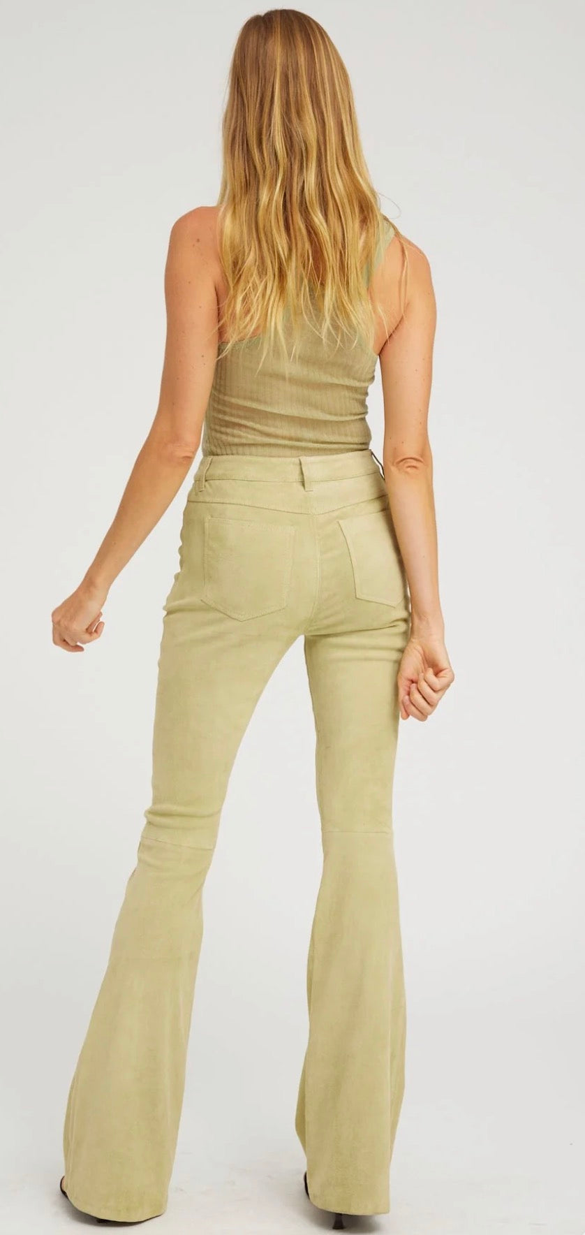 5 Pocket Micro Flare in Pistachio