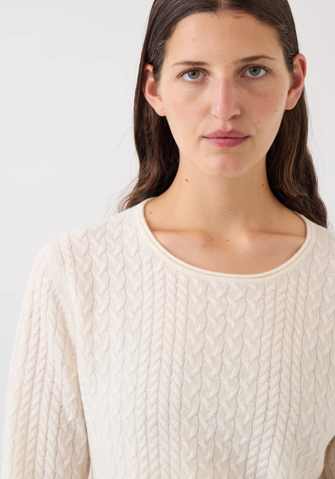 Gigi Cashmere Sweater in Ivory