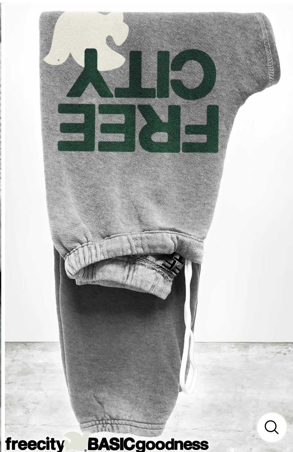 FREECITY LARGE HEATHER SWEATPANT IN HEATHER ARMY