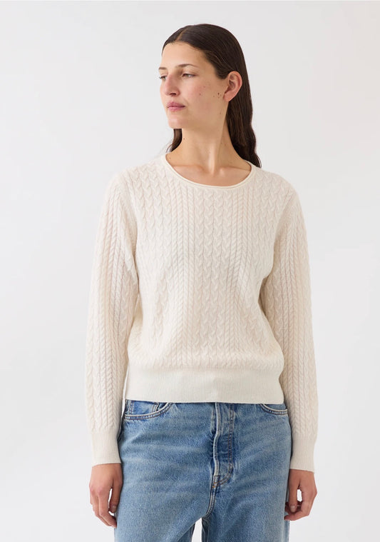 Gigi Cashmere Sweater in Ivory