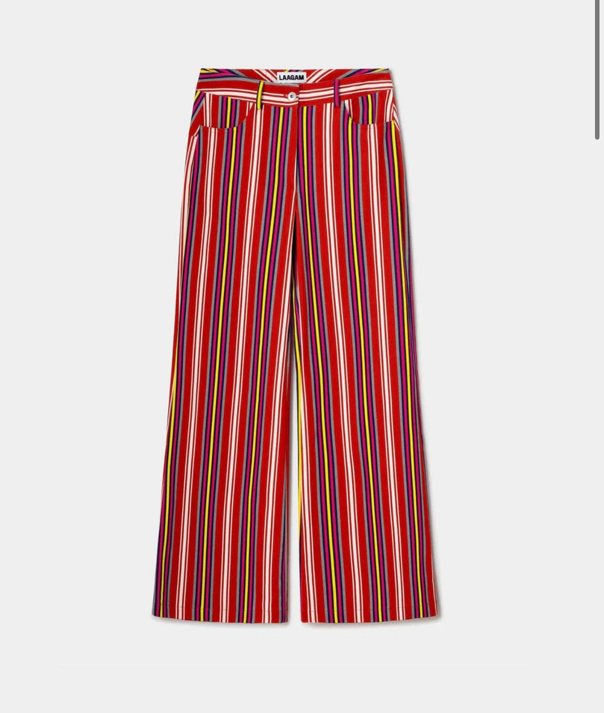 Leroy Red Striped Twill Pants