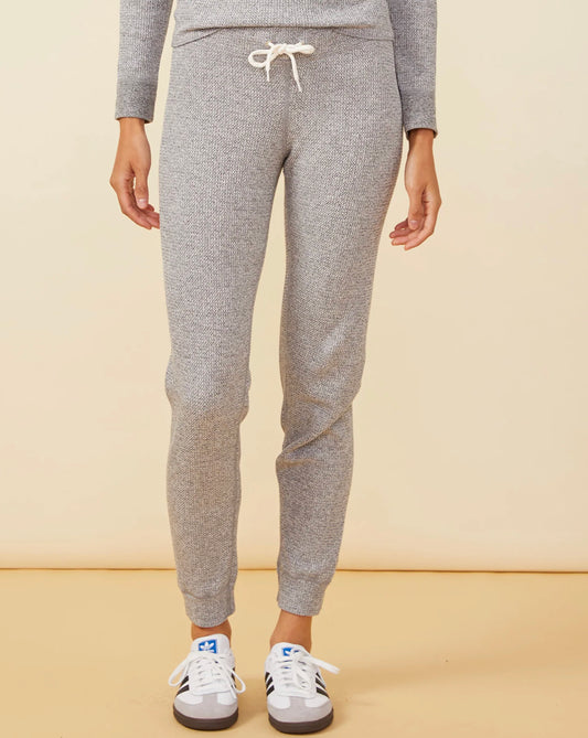 Cozy Heather Thermal Cuff Sweatpants