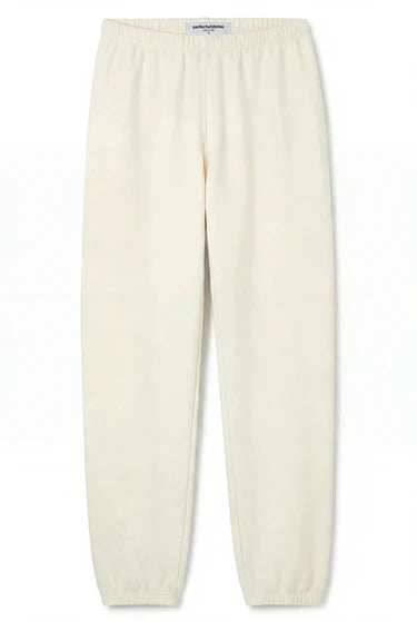 Johnny French Terry Easy Sweatpant in Bright Ivory