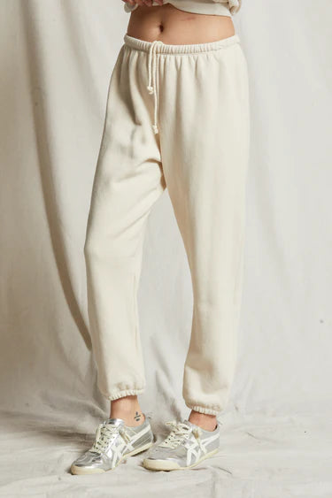 Stevie Fleece Easy Sweatpant in Sugar