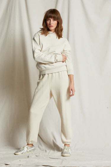 Stevie Fleece Easy Sweatpant in Sugar