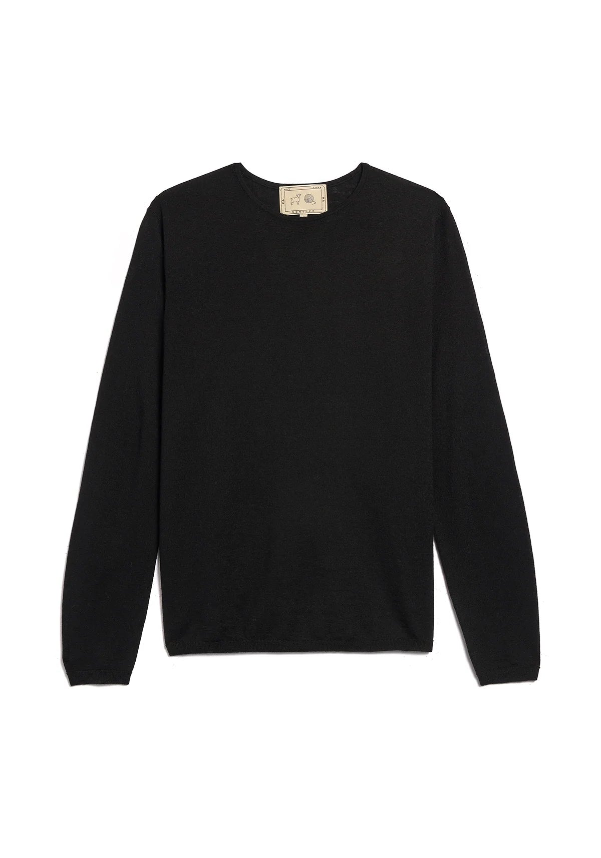 Maeve Superfine Cashmere Sweater in Black