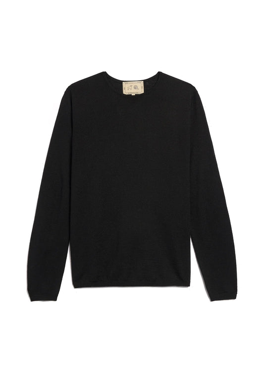 Maeve Superfine Cashmere Sweater in Black
