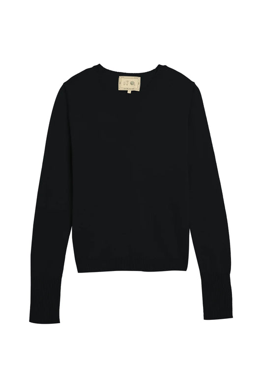Lyra Cashmere Sweater in Black