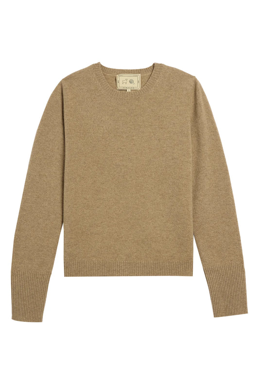 Lyra Cashmere Sweater in Fawn
