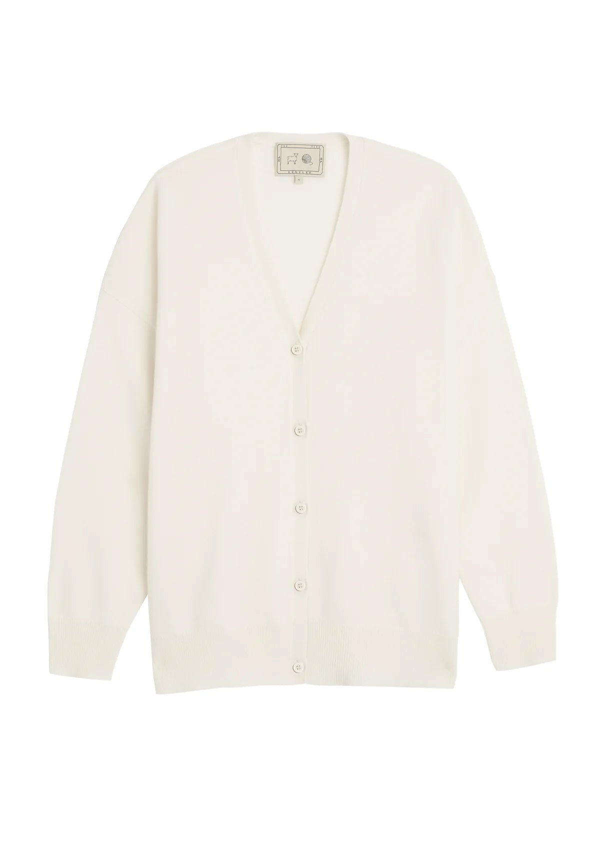 Jayla Cashmere Cardigan in Ivory
