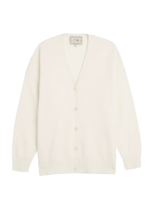 Jayla Cashmere Cardigan in Ivory