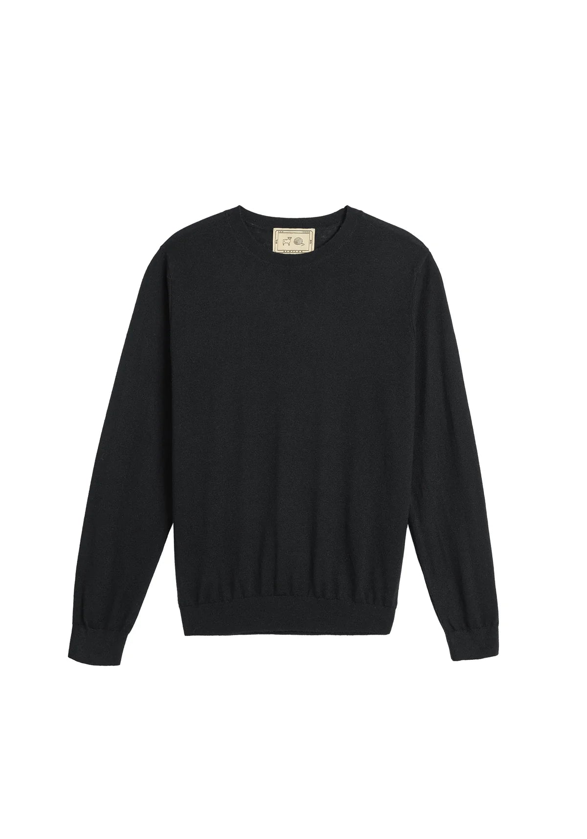 Chisha Superfine Cashmere Sweater in Black