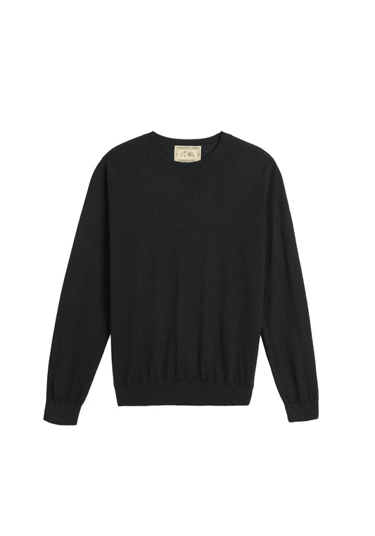 Chisha Superfine Cashmere Sweater in Black