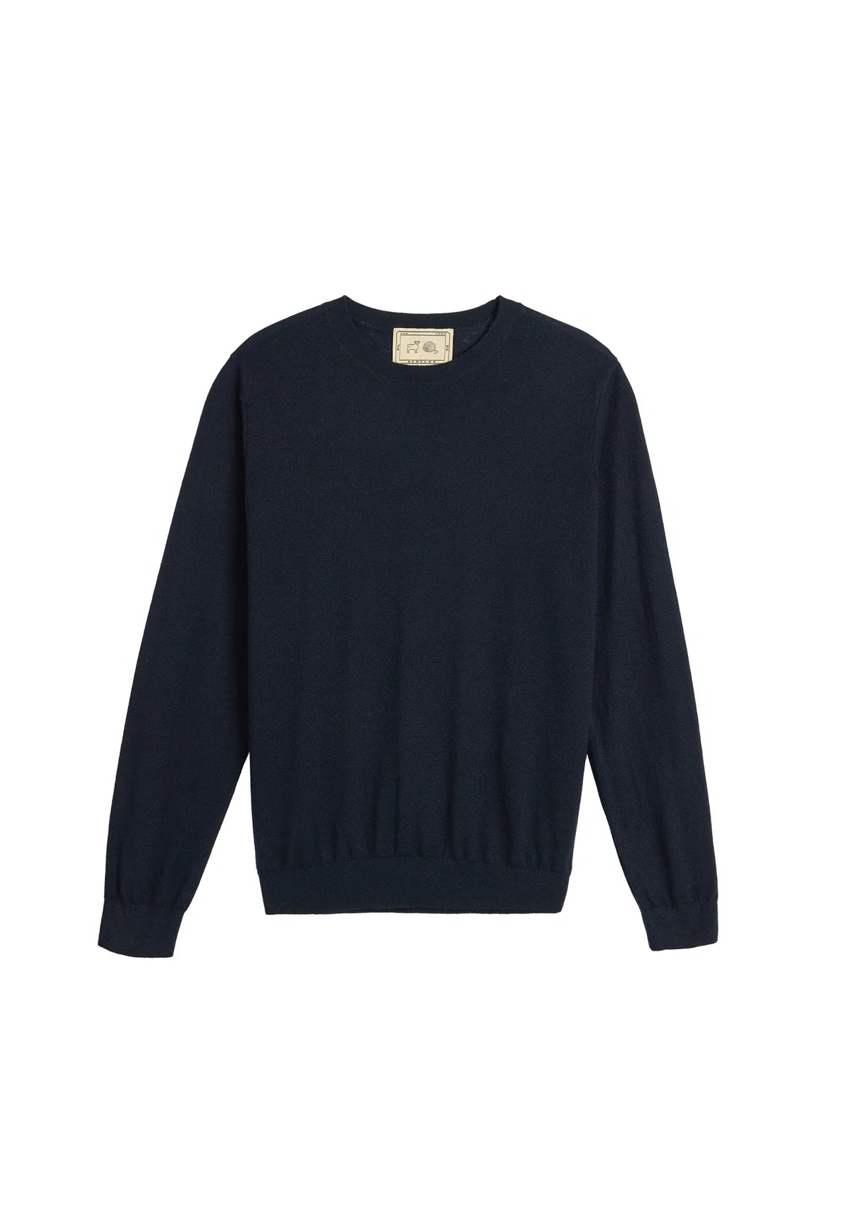 Chisha Superfine Cashmere Sweater in Navy
