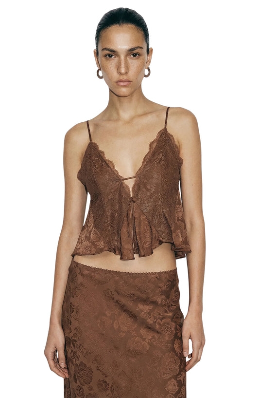 Danielle Top in Brown