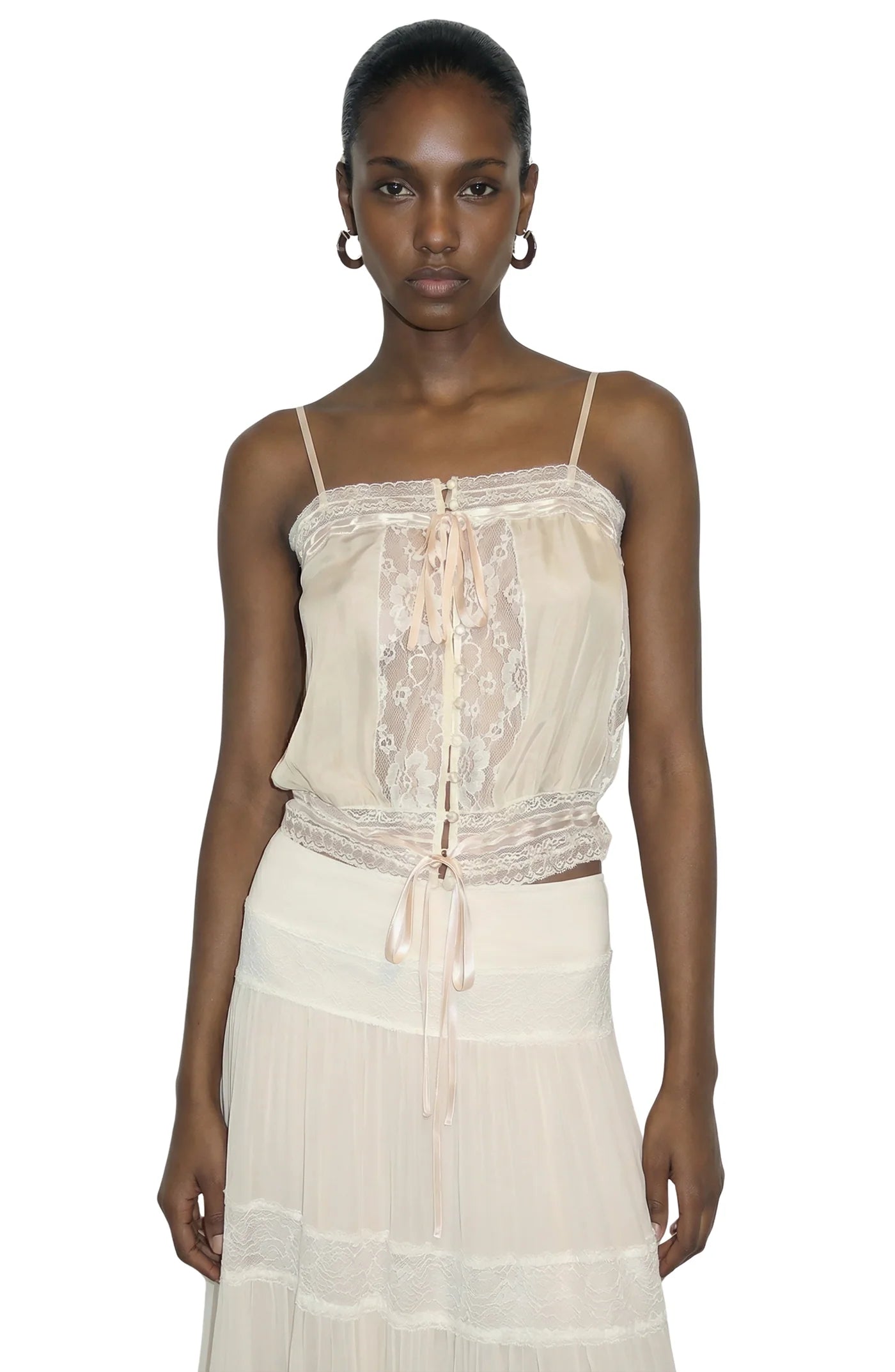 Laila Top in Ivory