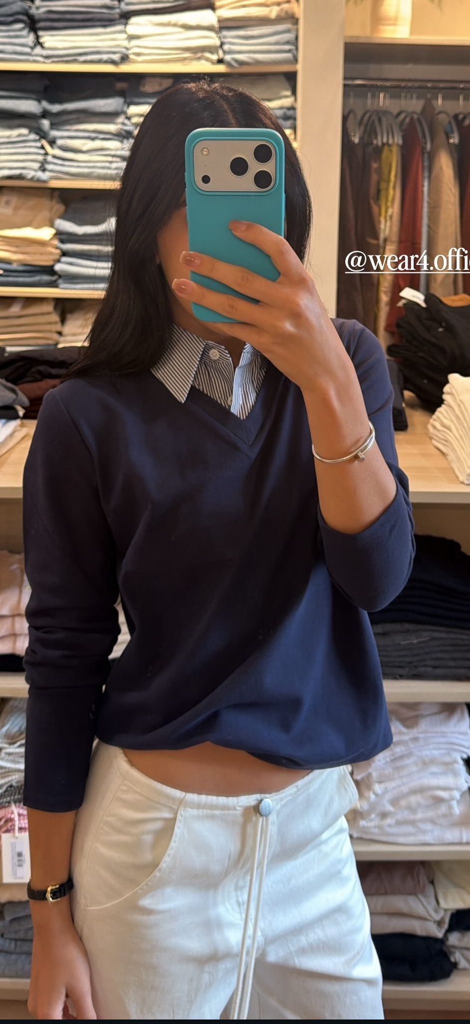 The Spencer Polo in Navy Multi